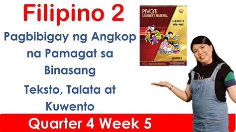 Pagbibigay ng angkop na pamagat ng talata